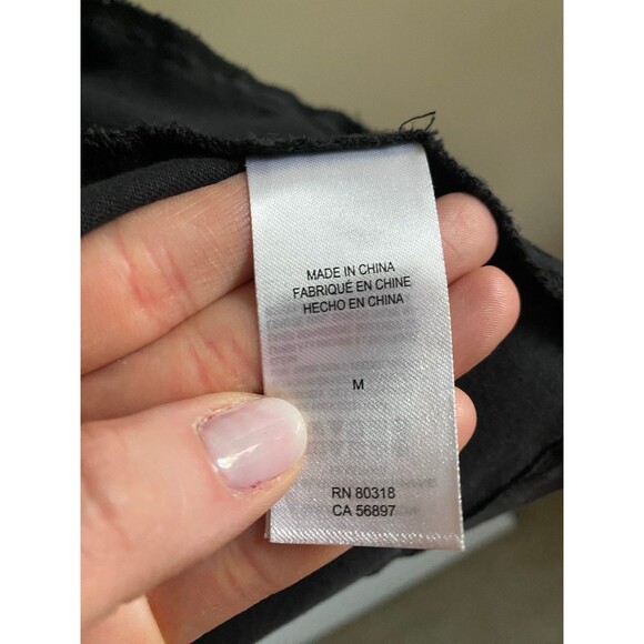 Lucky Brand Black Lyocell Utility Jacket Stretch Medium Fall Spring Womens Coat - Picture 7 of 10